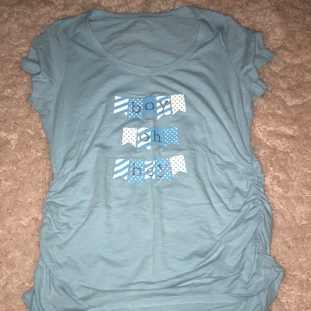 “Boy oh Boy” Maternity Shirt